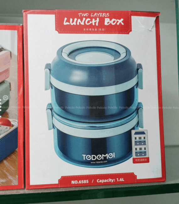 Tedemei Double‑Layer Stainless Steel Insulated Lunch Box – 1.6L - Image 2