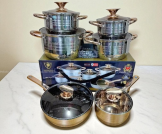 Kaisa Villa KV-6618 Stainless Steel 9Layer 12pcs Cookware Set