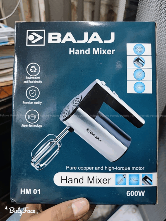 Bajaj HM-01 Powerful Hand Mixer – 600W - Image 2