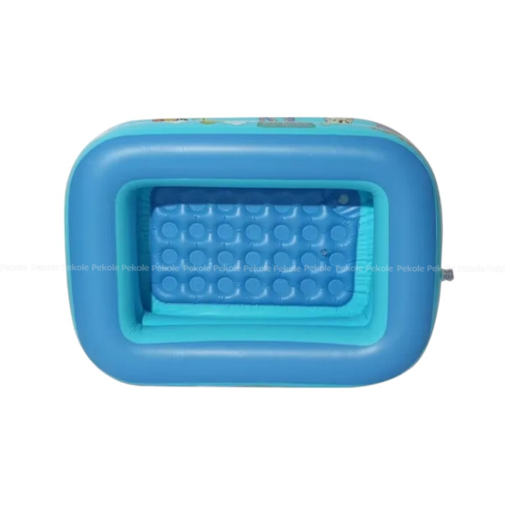 Sangda Three-Ring Rectangular Inflatable Pool with Pump – 120 cm - Image 2