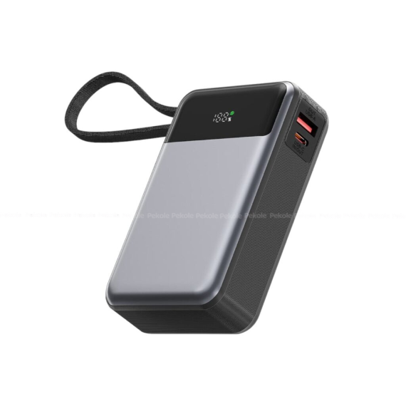 ACEFAST M21 20000mAh PD65W Fast Charging Power Bank with Built-in USB-C Cable