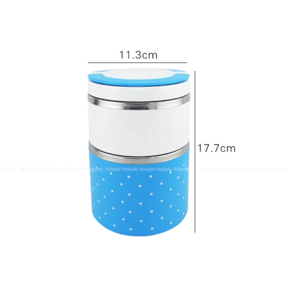 Double Layer Stainless Steel Insulated Lunch Box - Image 2