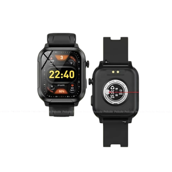Geeoo W11 Bluetooth Calling Smart watch – Black - Image 2
