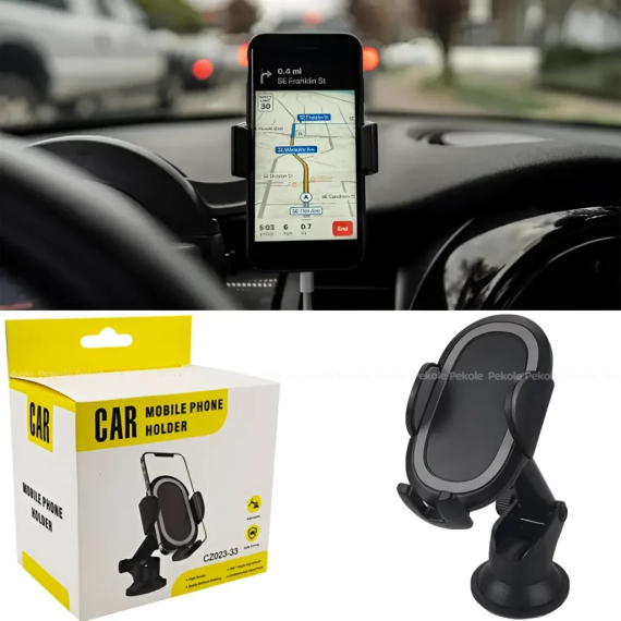 Universal 360° Adjustable Car Phone Holder - Image 2