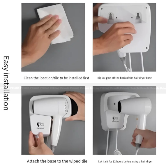 FALIN Wall-Mounted Electric Hair Dryer - Image 2