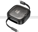 Hoco U140 Retractable 6-in-1 Fast Charging Cable Set – Black