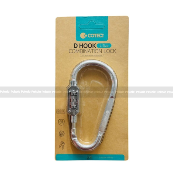 COTECi D Hook Combination Lock (L Size)