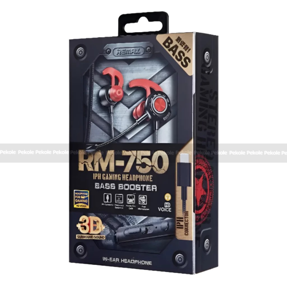 Remax RM-750 iPh Gaming Earphones (Lightning) - Image 2