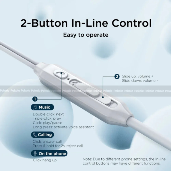 JR-EC06 TYPE-C Series In-Ear Metal Wired Earbuds – White - Image 2