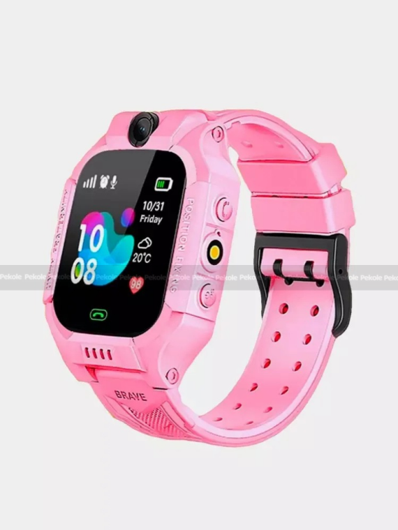 Smartberry C002 Kids GPS + Calling Smart Watch – Pink Color