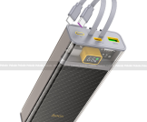 Hoco J104A 22.5W 20000mAh Fast Charging Power Bank with Built-in Cable