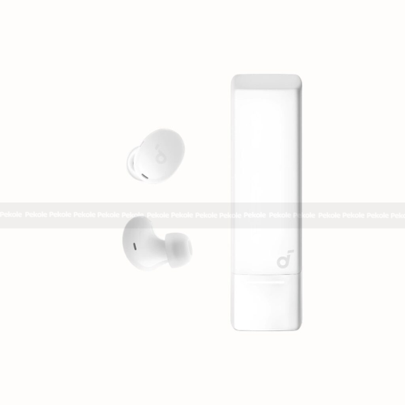 Anker Soundcore A30i Lipstick-Shaped Smart Noise Cancelling Earbuds – White