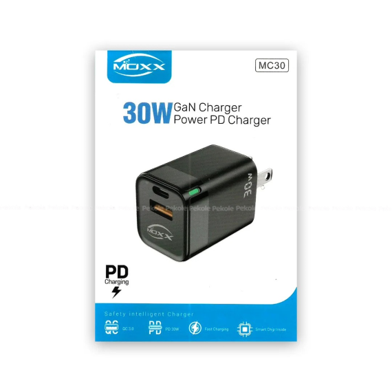 MOXX MC30 Power PD 30W Adapter Type-C & USB+A Port - Image 2