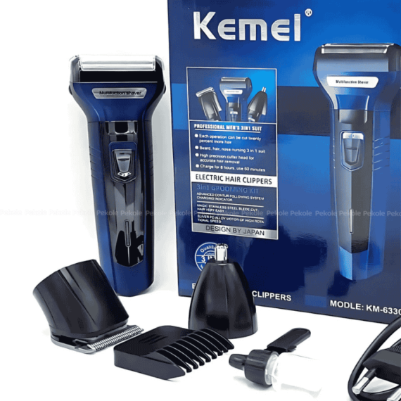Kemei KM-6330 3 in 1 Electric Hair Clipper - Image 2