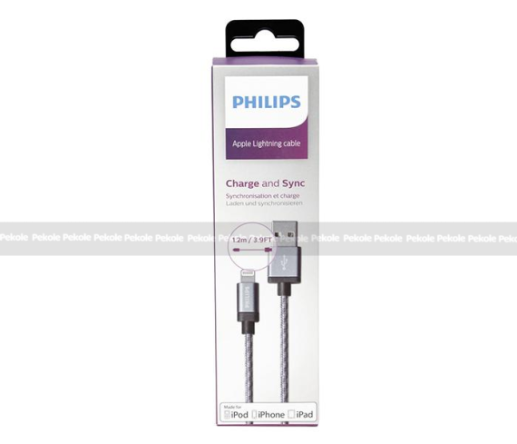 Philips Nylon Braided Lightning Cable, 1.2M - Image 3