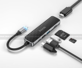 Hoco HB24 6-in-1 Multimedia USB Type-C Hub