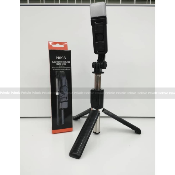 Bluetooth Selfie Stick N09S – Fill Light and Bluetooth Remote