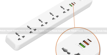 LDNIO SC5319 Multi Socket Extension Lead with 5 AC 3 USB Power Socket