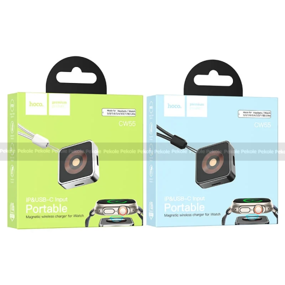 Hoco CW55 Magnetic Charging Dock for iWatch - Image 3