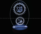 GearUP Acrylic Multicolor Night Lamp- (1016916-BK)