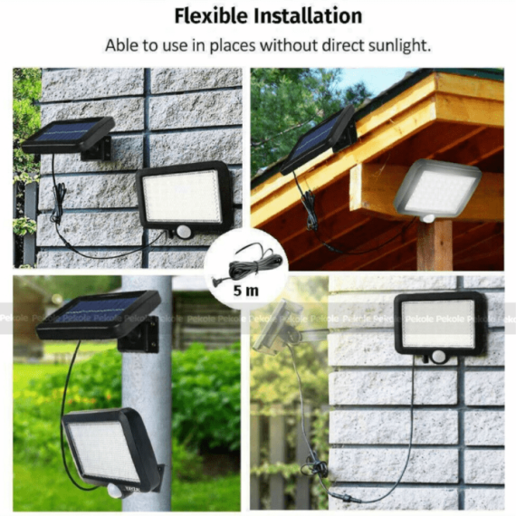 SL-F56 Multifunctional Solar Energy SL Lamp with motion sensor – 50W - Image 2