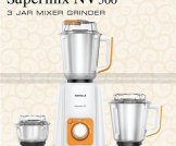 Havells SuperMix NV 700-Watt Mixer Grinder (Orange)