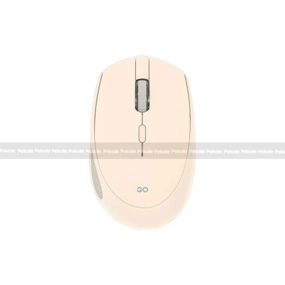 Fantech Go W193 Silent Click Dual Mode Wireless Mouse – Beige Color