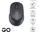 Fantech Go W606 Wireless Mouse – Black Color