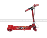 Foldable 3-Wheel Kick Scooter For Kids – Red