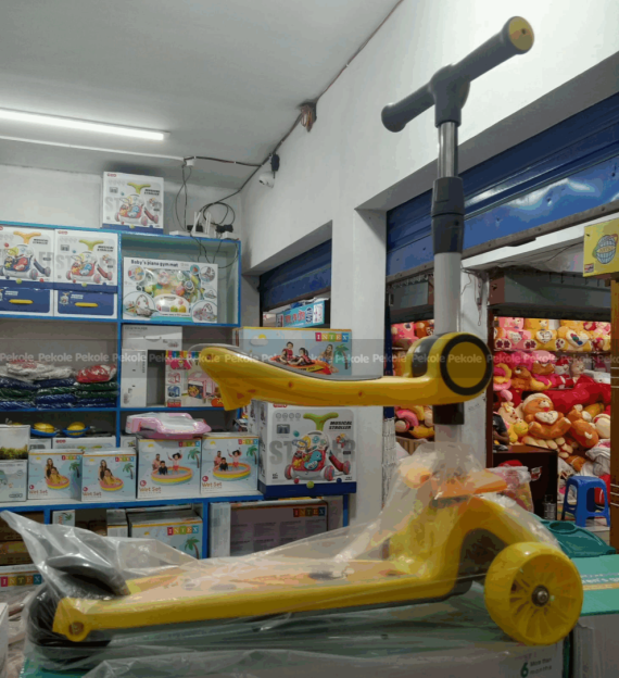 Foldable 3-in-1 Kick Scooter with Seat For Kids - Image 2