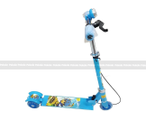 Foldable 3-Wheel Kick Scooter For Kids – Blue