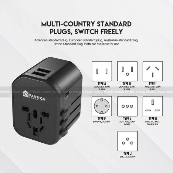 Fantech PowerCube TAC1 Travel Multi Adapter - Image 2