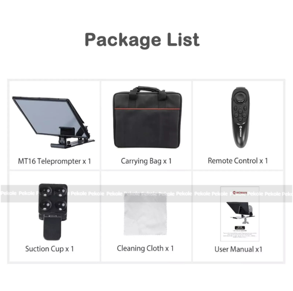 Moman MT16 16-Inch Ultra HD Teleprompter - Image 2