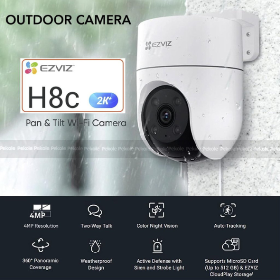 Ezviz H8c 2K Night Vision 360 Degree Outdoor Camera