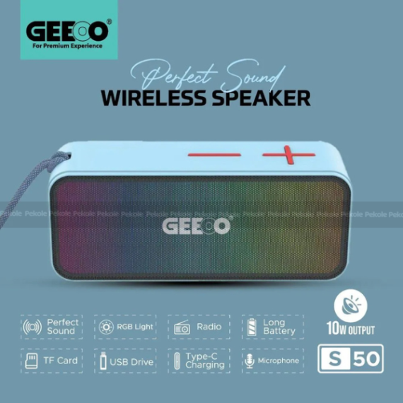 GEEOO S50 Rgb Wireless Speaker