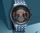 Fastrack NS3286KM03 Thor Quartz Multifunction Grey Dial Metal Strap Watch