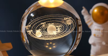 3D Crystal Ball – Solar System(1 Color Base)