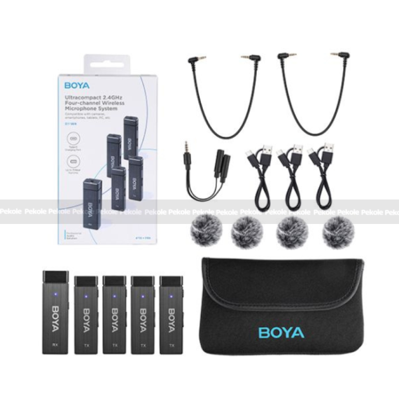 BOYA BY-W4 Ultracompact 2.4GHz Wireless Microphone System - Image 2