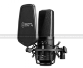 BOYA BY-M1000 Professional Large Diaphragm XLR Condenser Microphone (3 Polar Patterns)