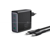 JOYROOM GaN Ultra JR-TCG05EU 140W 3C1A Fast Charger With C To C Cable – 2 Pin