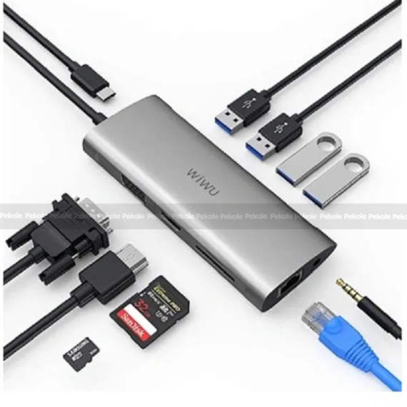 WiWU Alpha 11 In 1 USB C Hub - Image 2
