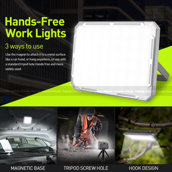 GearUP KXK-686 Rechargeable Multifunctional Work Light (50W) - Image 3